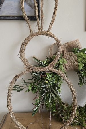 Hase Heuhase Osterhase naturhase dekohase handarbeit osterdeko deko natur dekoidee holzdeko naturdeko im Mrs Greenery Shop bestellen kaufen
