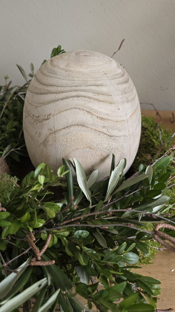 ei Holzei Osterei Vollholz Pappel Pappelholz Pappelhase naturhase dekohase handarbeit osterdeko deko natur dekoidee holzdeko naturdeko im Mrs Greenery Shop bestellen kaufen