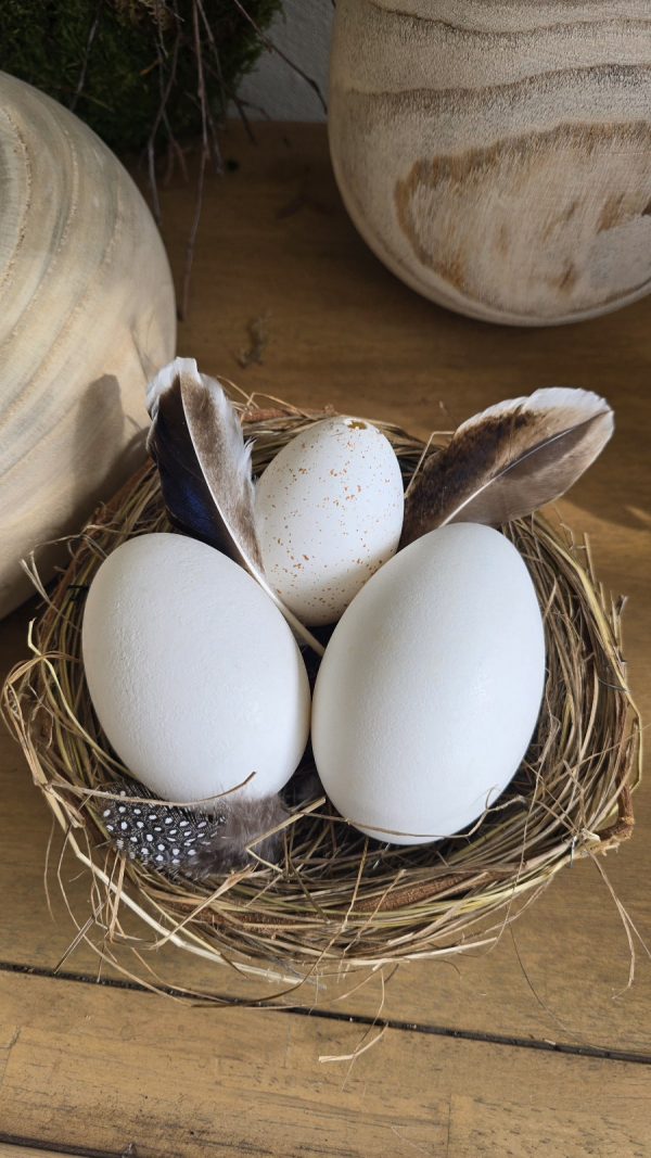 osternest nest osterdeko deko natur dekoidee holzdeko naturdeko im Mrs Greenery Shop bestellen kaufen