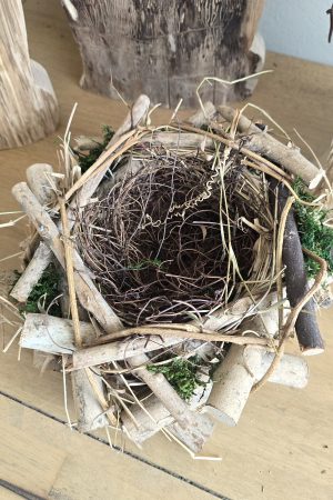Nest Osternest Naturnest dekoidee holzdeko naturdeko im Mrs Greenery Shop bestellen kaufen