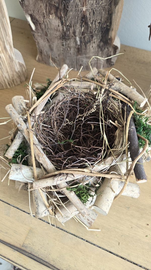 Nest Osternest Naturnest dekoidee holzdeko naturdeko im Mrs Greenery Shop bestellen kaufen