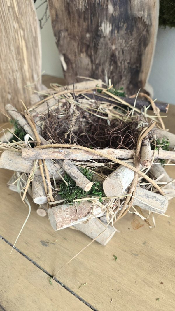 Nest Osternest Naturnest dekoidee holzdeko naturdeko im Mrs Greenery Shop bestellen kaufen