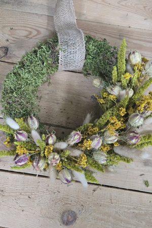 Trockenblumen-Kranz No.1