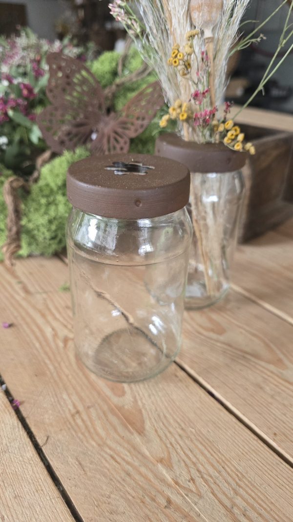glas mit steckhilfe frischblumen trockenblumen gläser im mrs greenery shop bestellen kaufen
