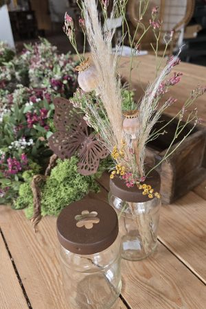 glas mit steckhilfe frischblumen trockenblumen gläser im mrs greenery shop bestellen kaufen