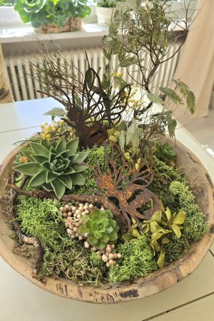 rostdeko rost deko metalldeko biene hummel im mrs greenery Shop bestellen kaufen naturdeko