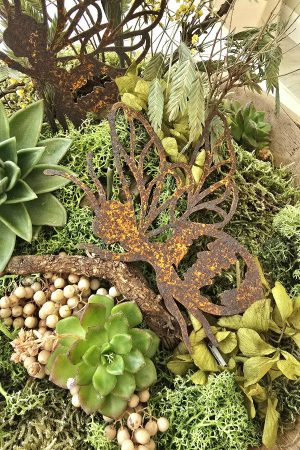 rostdeko rost deko metalldeko biene hummel im mrs greenery Shop bestellen kaufen naturdeko