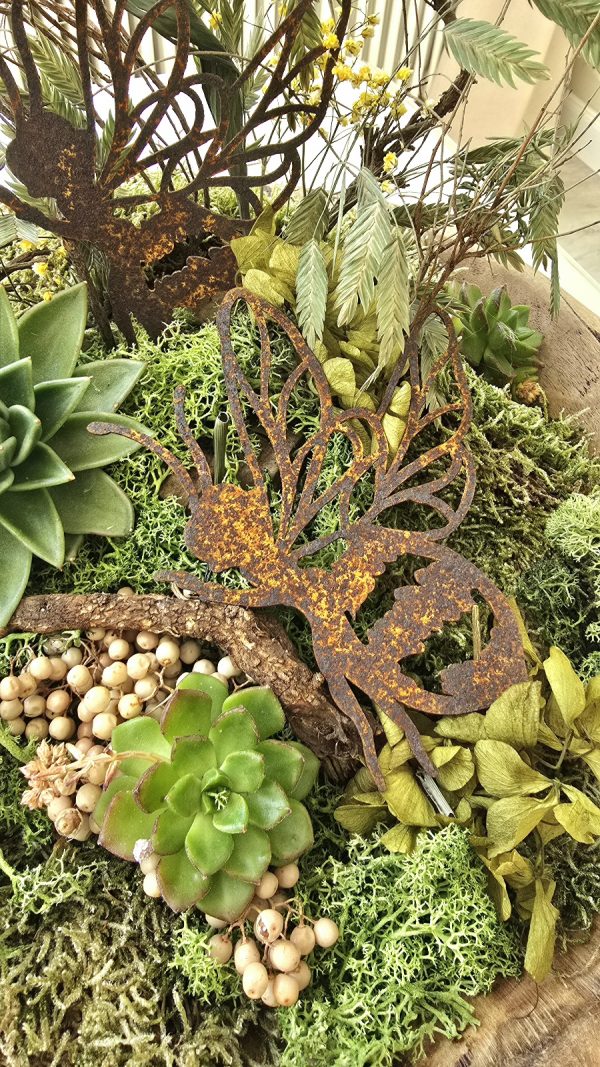 rostdeko rost deko metalldeko biene hummel im mrs greenery Shop bestellen kaufen naturdeko