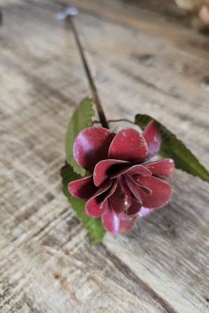 blume metallblume metalldeko rostdeko blüte im mrs greenery shop bestellen kaufen