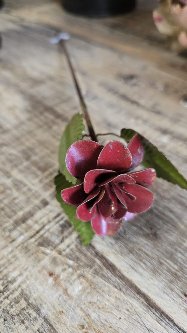 blume metallblume metalldeko rostdeko blüte im mrs greenery shop bestellen kaufen