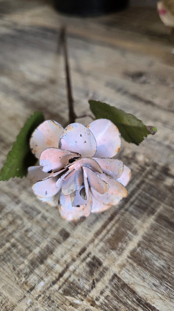 blume metallblume metalldeko rostdeko blüte im mrs greenery shop bestellen kaufen