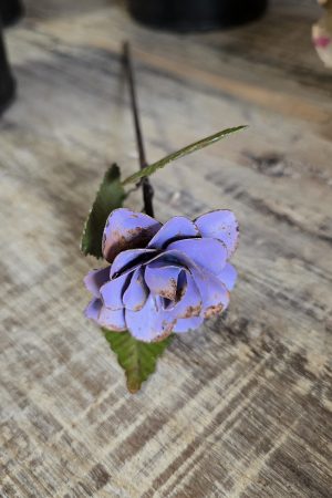 blume metallblume metalldeko rostdeko blüte im mrs greenery shop bestellen kaufen