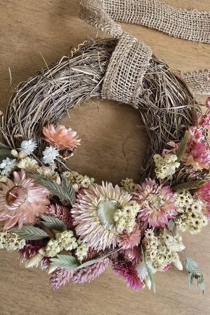Trockenblume crsipum creme grün rot bordeaux getrocknet bund im Mrs Greenery Shop bestellen kaufen