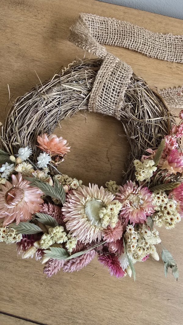 Trockenblume crsipum creme grün rot bordeaux getrocknet bund im Mrs Greenery Shop bestellen kaufen