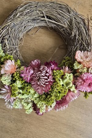 Trockenblume crsipum creme grün rot bordeaux getrocknet bund im Mrs Greenery Shop bestellen kaufen