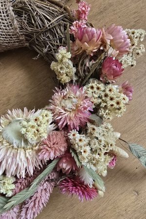 Trockenblume crsipum creme grün rot bordeaux getrocknet bund im Mrs Greenery Shop bestellen kaufen