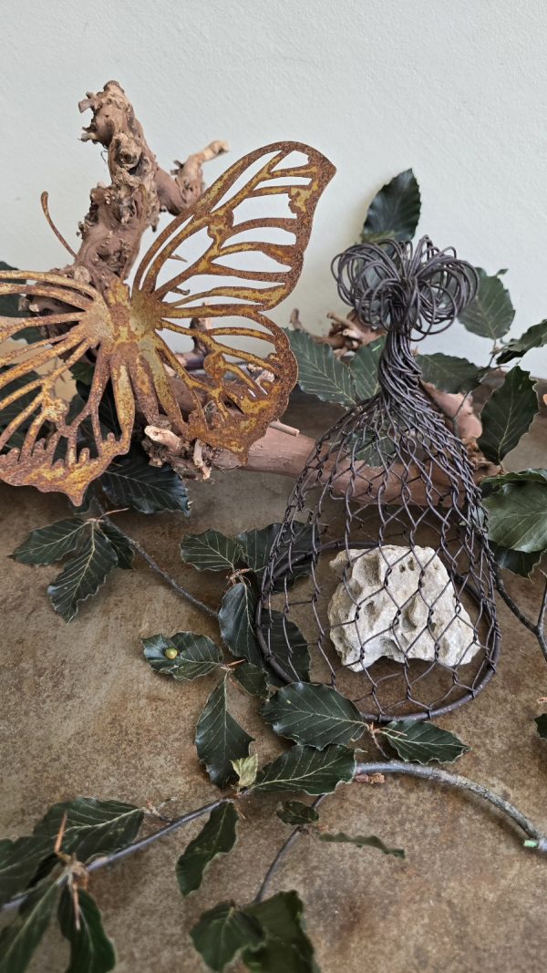 Rebenast Ast Zweig Rebe Holzast dekoast gloche glocke drahtglocke deko naturdeko im mrs greenery Shop bestellen kaufen