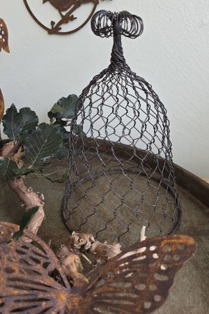 Rebenast Ast Zweig Rebe Holzast dekoast gloche glocke drahtglocke deko naturdeko im mrs greenery Shop bestellen kaufen