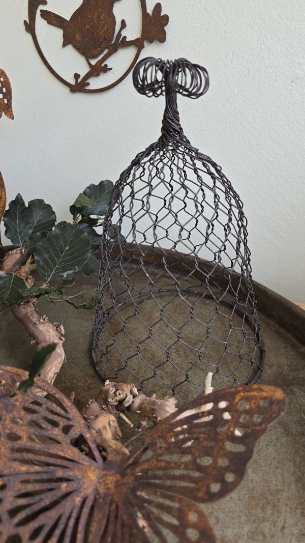 Rebenast Ast Zweig Rebe Holzast dekoast gloche glocke drahtglocke deko naturdeko im mrs greenery Shop bestellen kaufen