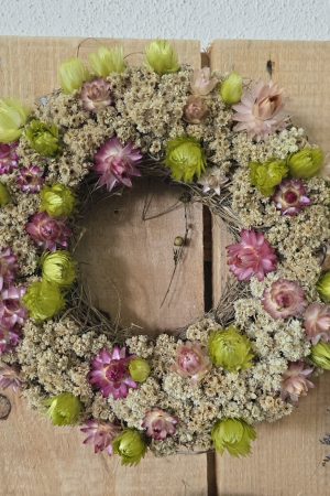Trockenblumenkranz Kränze fertig gebunden kranz sommerkranz Dekokranz deko im Mrs Greenery Shop bestellen kaufen naturdeko