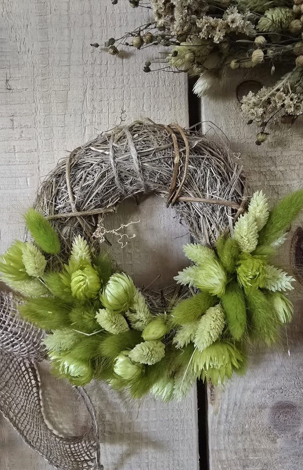 Trockenblumenkranz Kränze fertig gebunden kranz sommerkranz Dekokranz deko im Mrs Greenery Shop bestellen kaufen naturdeko