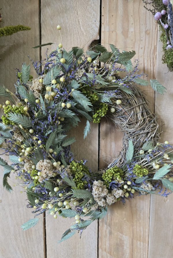 Trockenblumenkranz Kränze fertig gebunden kranz sommerkranz Dekokranz deko im Mrs Greenery Shop bestellen kaufen naturdeko