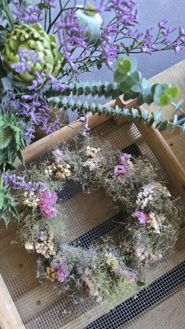 Trockenblumenkranz Kränze fertig gebunden kranz sommerkranz Dekokranz deko im Mrs Greenery Shop bestellen kaufen naturdeko