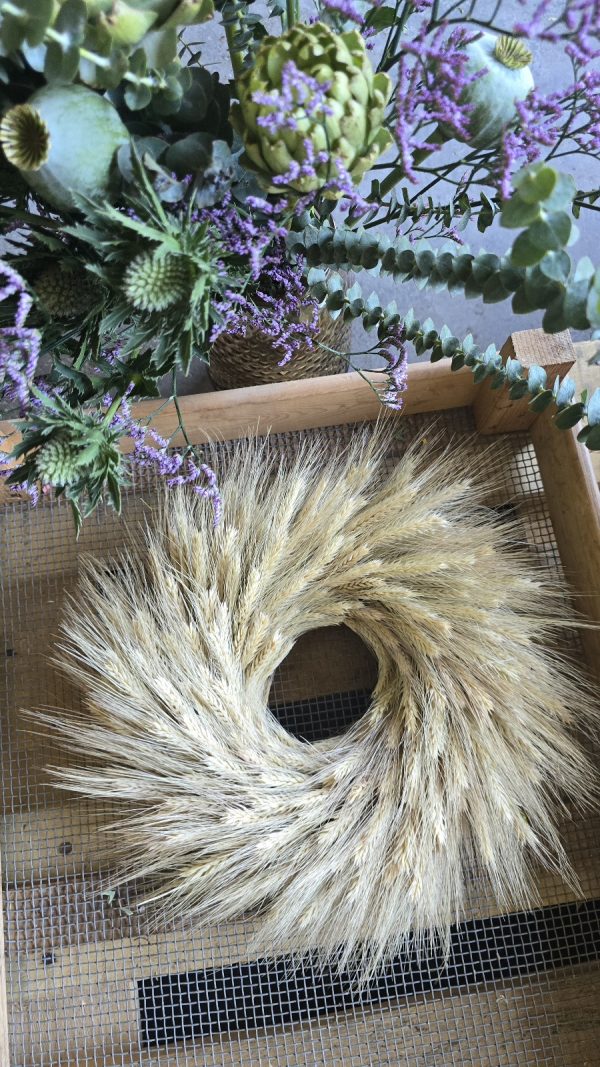 Trockenblumenkranz Kränze fertig gebunden kranz sommerkranz Dekokranz deko im Mrs Greenery Shop bestellen kaufen naturdeko getreidekranz