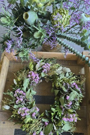 Trockenblumenkranz Kränze fertig gebunden kranz sommerkranz Dekokranz deko im Mrs Greenery Shop bestellen kaufen naturdeko