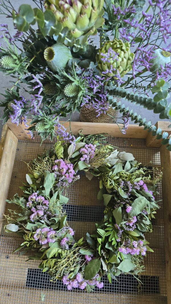 Trockenblumenkranz Kränze fertig gebunden kranz sommerkranz Dekokranz deko im Mrs Greenery Shop bestellen kaufen naturdeko