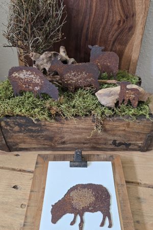 Roststecker Dekostecker Rostdeko Tiere Rosttiere Metalldeko im Mrs Greenery Shop bestellen kaufen