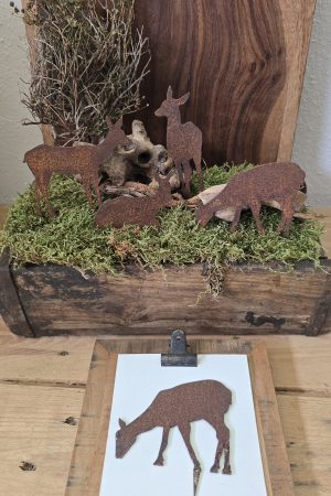 Roststecker Dekostecker Rostdeko Tiere Rosttiere Metalldeko im Mrs Greenery Shop bestellen kaufen
