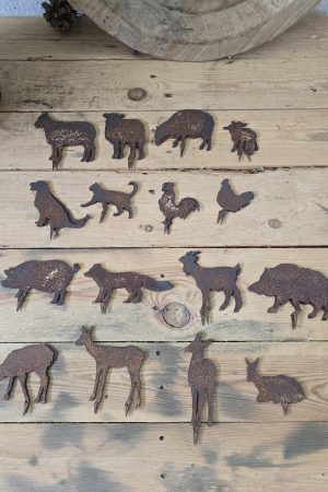 Roststecker Dekostecker Rostdeko Tiere Rosttiere Metalldeko im Mrs Greenery Shop bestellen kaufen