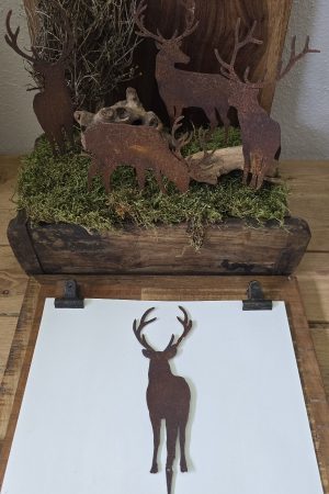 Roststecker Dekostecker Rostdeko Tiere Rosttiere Metalldeko im Mrs Greenery Shop bestellen kaufen