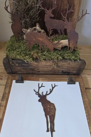 Roststecker Dekostecker Rostdeko Tiere Rosttiere Metalldeko im Mrs Greenery Shop bestellen kaufen