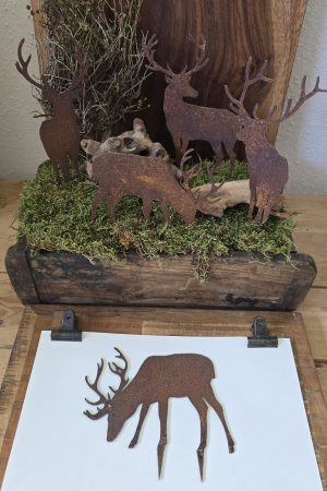 Roststecker Dekostecker Rostdeko Tiere Rosttiere Metalldeko im Mrs Greenery Shop bestellen kaufen