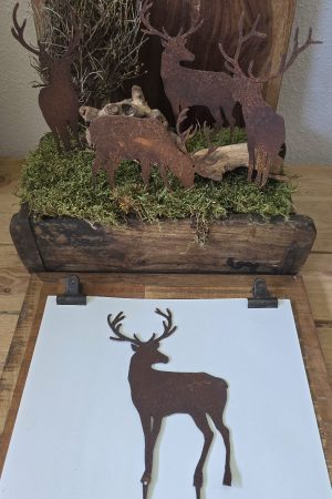Roststecker Dekostecker Rostdeko Tiere Rosttiere Metalldeko im Mrs Greenery Shop bestellen kaufen