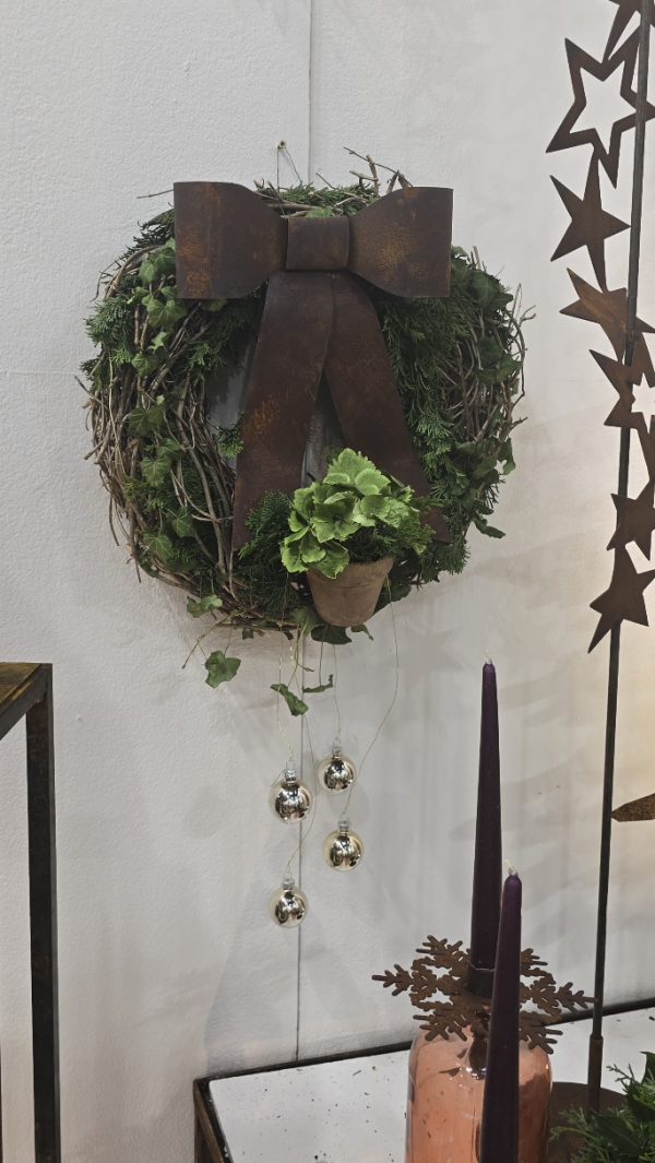 Rostdeko Schleife Rostschleife Deko Metalldeko im Mrs Greenery Shop bestellen kaufen