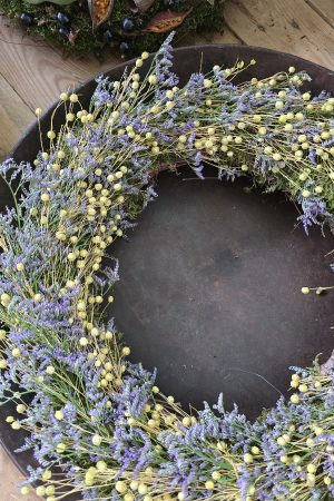 Trockenblumenkranz Kränze fertig gebunden kranz sommerkranz Dekokranz deko im Mrs Greenery Shop bestellen kaufen naturdeko
