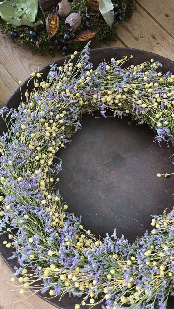 Trockenblumenkranz Kränze fertig gebunden kranz sommerkranz Dekokranz deko im Mrs Greenery Shop bestellen kaufen naturdeko