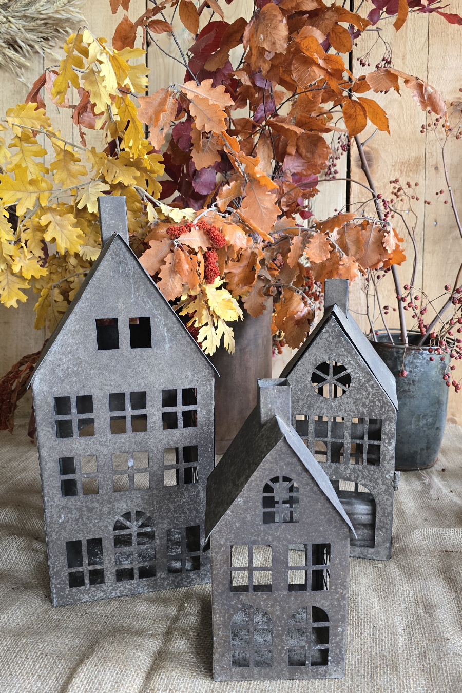 dekohaus metallhaus rosthaus lichthaus weihnachtsdeko haus kerzen im mrs greenery shop bestellen kaufen