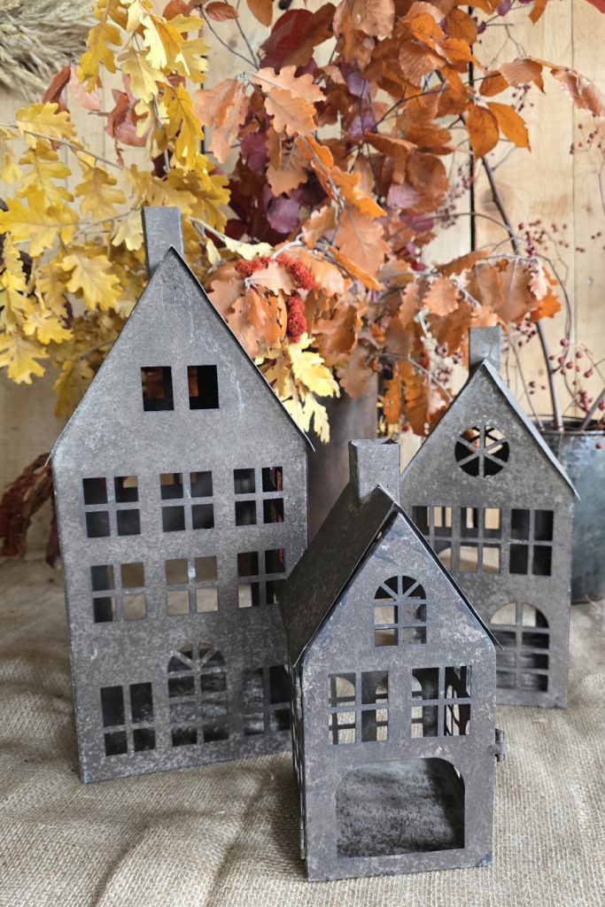 dekohaus metallhaus rosthaus lichthaus weihnachtsdeko haus kerzen im mrs greenery shop bestellen kaufen