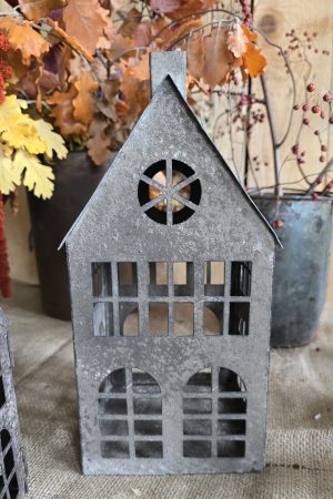 dekohaus metallhaus rosthaus lichthaus weihnachtsdeko haus kerzen im mrs greenery shop bestellen kaufen