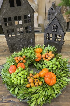 Kranz Früchtekranz Herbstkranz Kränze im Mrs greenery shop bestellen kaufen