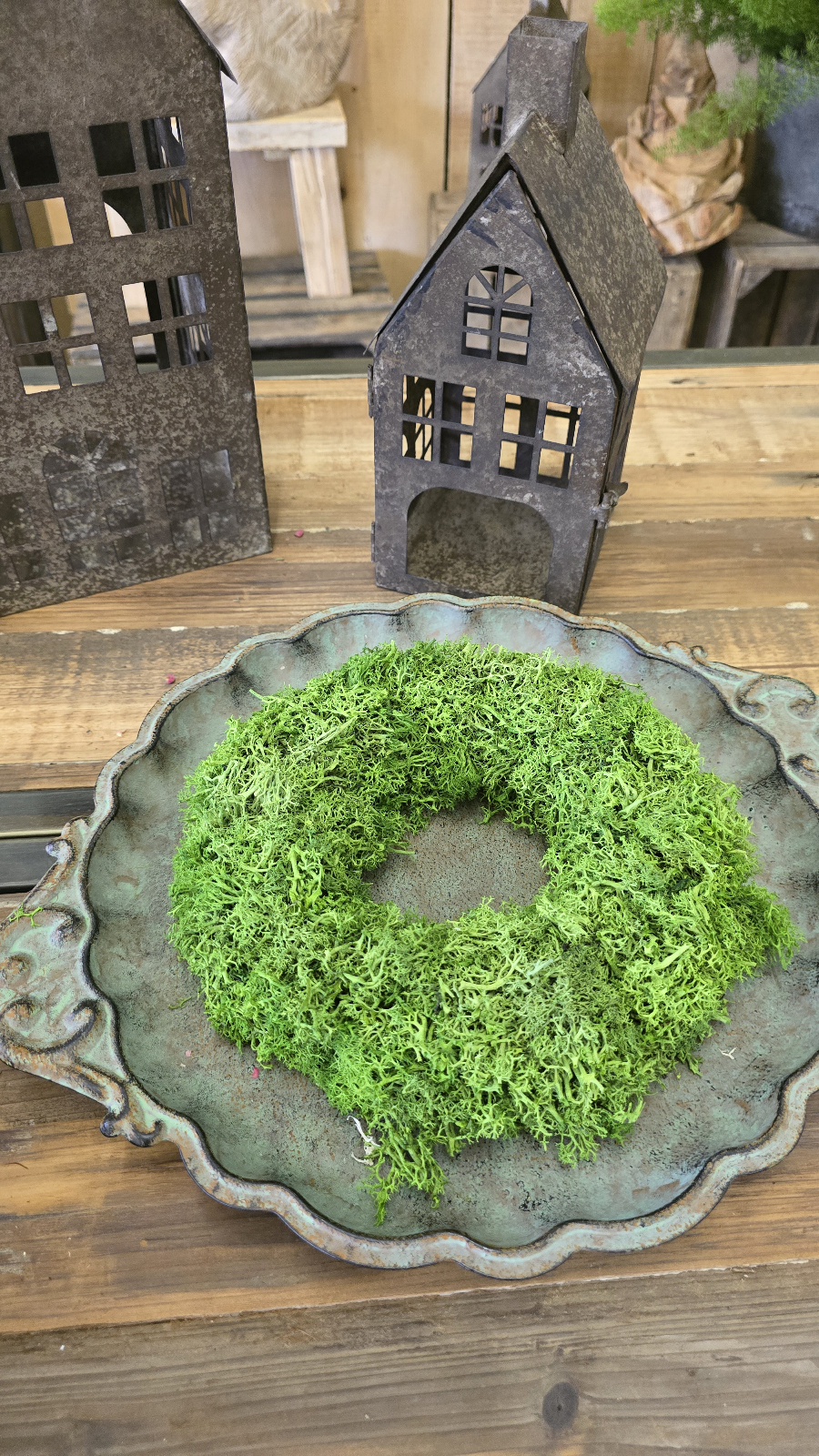 Flechtenkranz kranz konserviert Kränze im Mrs greenery shop bestellen kaufen