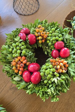 Kranz Früchtekranz Herbstkranz Kränze im Mrs greenery shop bestellen kaufen