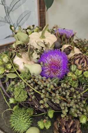 kranz kränze weidekranz grau braun herbstdeko dekokranz im mrs greenery shop bestellen kaufen