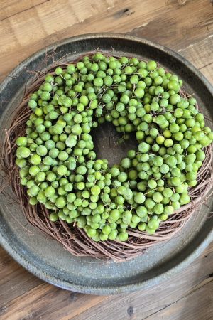 Kranz Früchtekranz Beerenkranz grün Herbstkranz Kränze im Mrs greenery shop bestellen kaufen