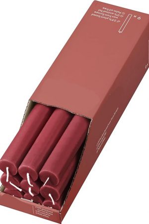 Stabkerze Kerzen Adventskranzkerzen bordeauxrot rot Mrs Greenery Shop bestellen kaufen