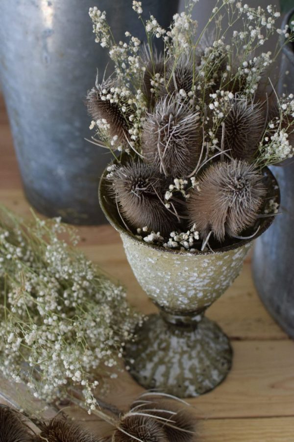 Die wilde Karde getrocknet ist perfekt zum Kranzbinden geeignet. Kranz Kränze Deko mit Naturmaterialien Mrs Greenery Shop